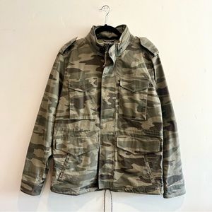 Lucky Brand M-65 Military Camo Jacket